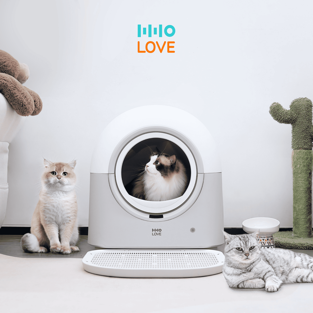 HHOLOVE Self-Cleaning Cat Litter Box Pro